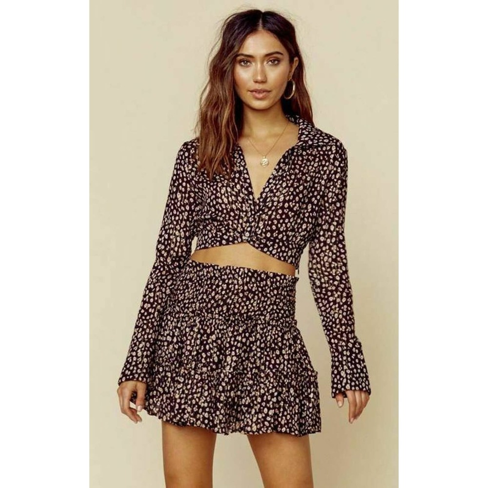 NEW Blue Life Niko Skirt Leopard